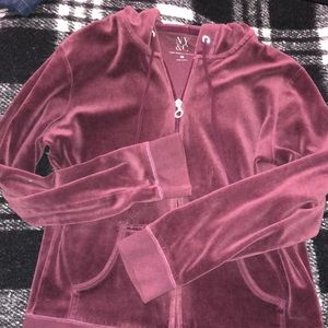 New York & Company velvet hoodie